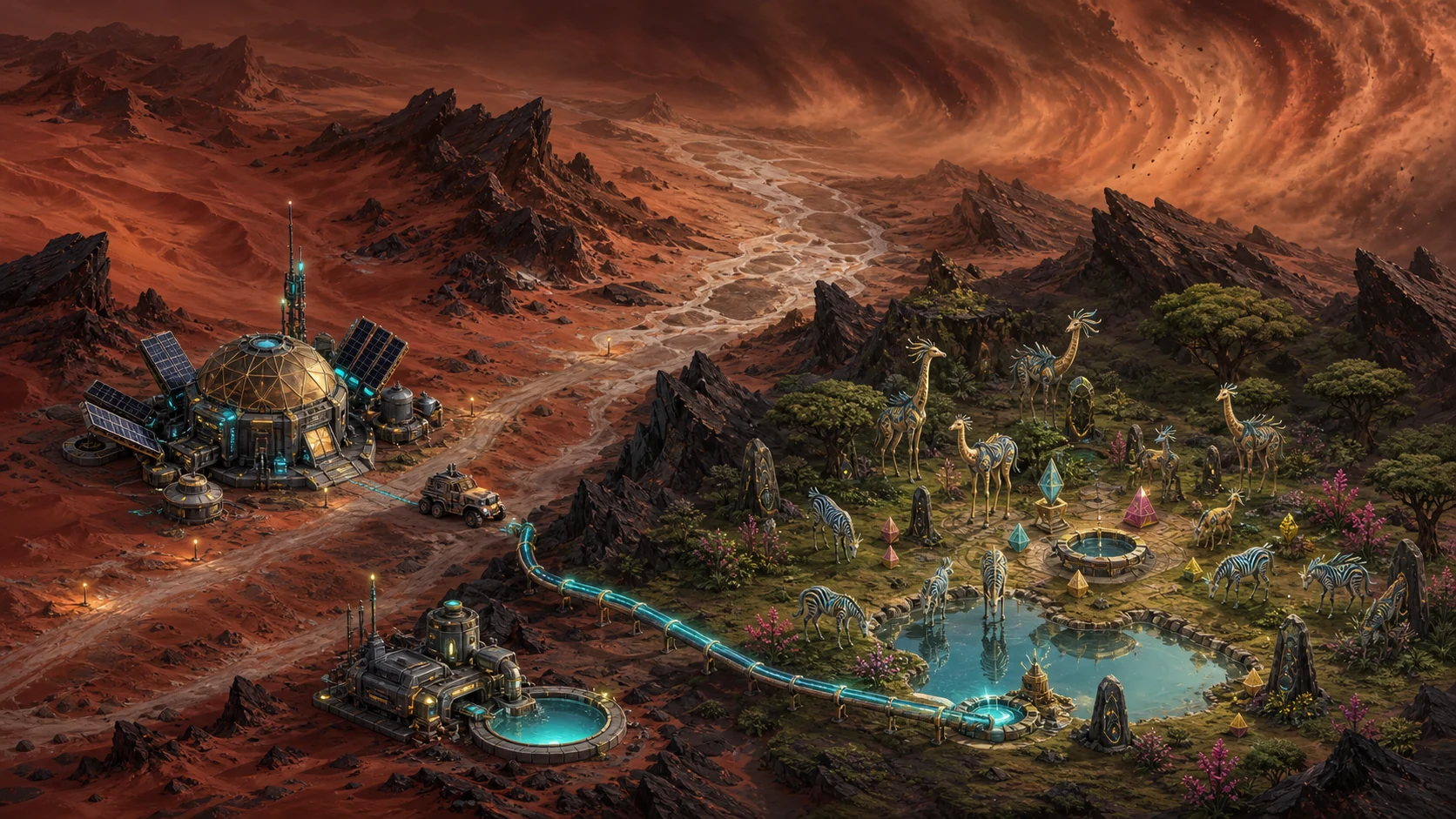 Polinaria World: A Sanctuary on Tau Ceti 42